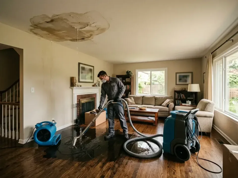 attic-pipe-burst-ceiling-drip-008 — frequently asked questions, Water Damage Restoration & Carpet Care in Marion, IL